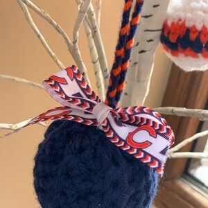 Crocheted CHICAGO BEARS Keepsake Ornament